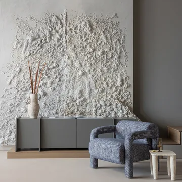 Lavt sidebord Papier Vion 40 cm - Offwhite - Møbler - Bord - Avlastningsbord & sidobord - Brettbord og småbord