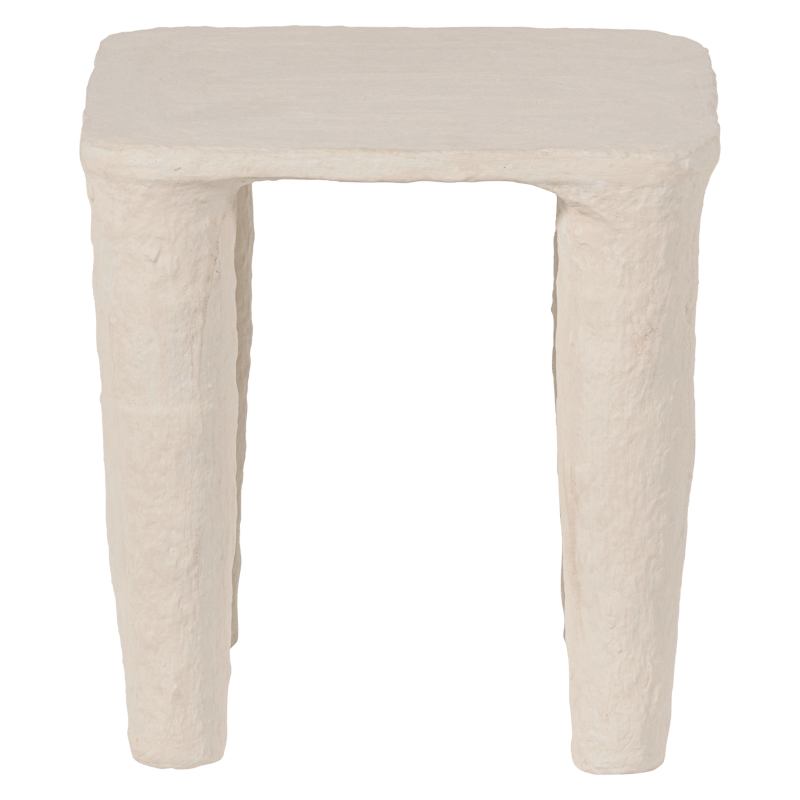 Lavt sidebord Papier Vion 40 cm - Offwhite - Møbler - Bord - Avlastningsbord & sidobord - Brettbord og småbord