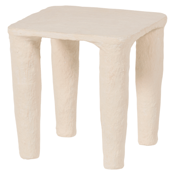 Lavt sidebord Papier Vion 40 cm - Offwhite - Møbler - Bord - Avlastningsbord & sidobord - Brettbord og småbord