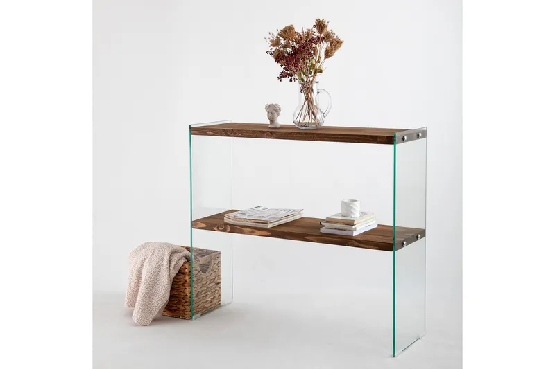 Legenrisk Avlastningsbord 90 cm - Valnøtt - Møbler - Bord - Avlastningsbord & sidobord - Konsollbord & gangbord