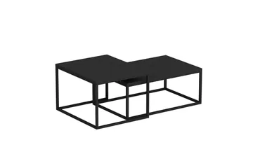 Leka Settbord - Svart - Møbler - Bord - Avlastningsbord & sidobord - Settbord