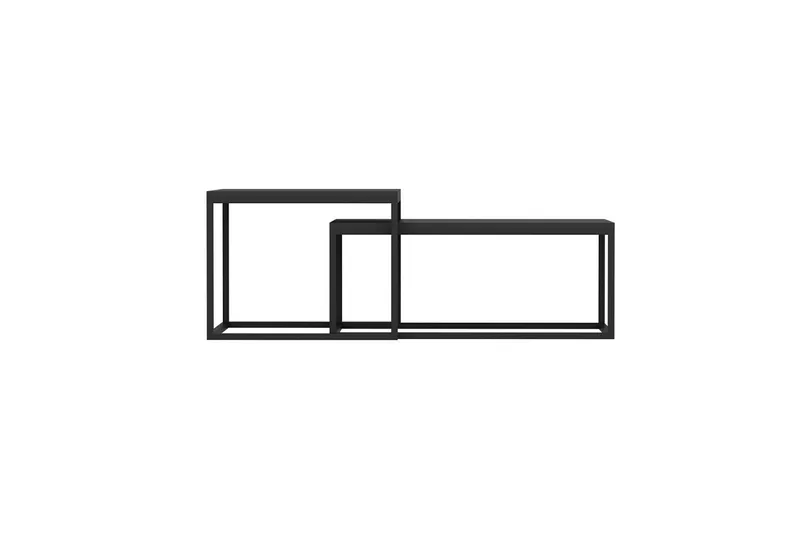 Leka Settbord - Svart - Møbler - Bord - Avlastningsbord & sidobord - Settbord