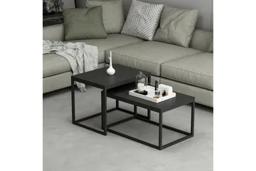 Leka Settbord - Svart - Møbler - Bord - Avlastningsbord & sidobord - Settbord