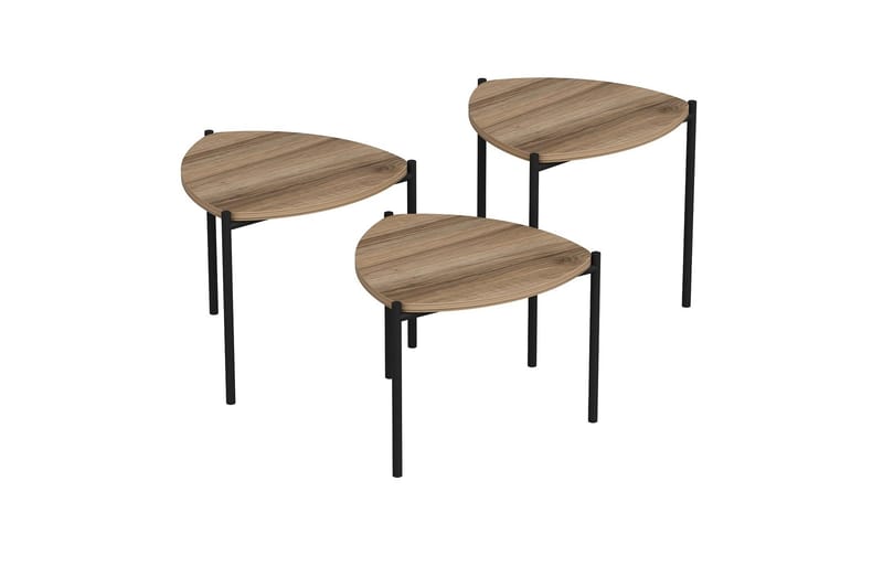 Lenny Settbord - Valnøtt - Møbler - Bord - Avlastningsbord & sidobord - Settbord