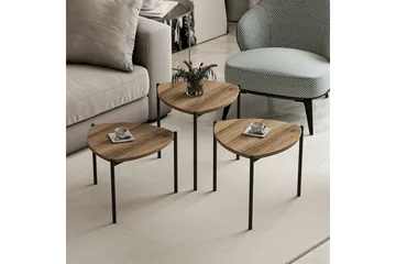 Lenny Settbord - Valnøtt - Møbler - Bord - Avlastningsbord & sidobord - Settbord