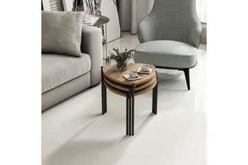 Lenny Settbord - Valnøtt - Møbler - Bord - Avlastningsbord & sidobord - Settbord