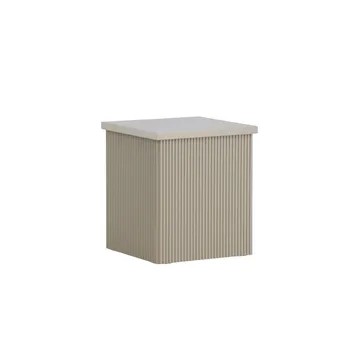 Lenox Sidebord 40 cm - Beige - Møbler - Bord - Avlastningsbord & sidobord - Lampebord & sidebord