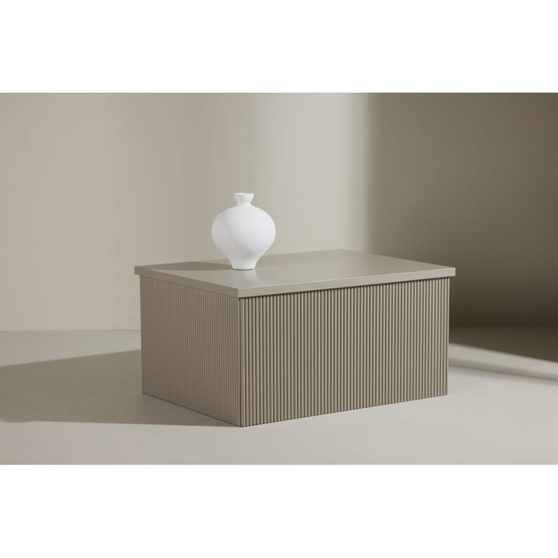 Lenox Sidebord 80 cm - Beige - Møbler - Bord - Avlastningsbord & sidobord - Lampebord & sidebord