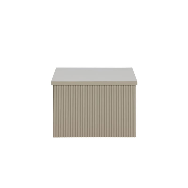 Lenox Sidebord 80 cm - Beige - Møbler - Bord - Avlastningsbord & sidobord - Lampebord & sidebord