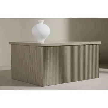 Lenox Sidebord 80 cm - Beige - Møbler - Bord - Avlastningsbord & sidobord - Lampebord & sidebord