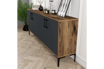 Levents Avlastningsbord 180 cm - Valnøtt/Antrasitt - Møbler - Bord - Avlastningsbord & sidobord - Konsollbord & gangbord