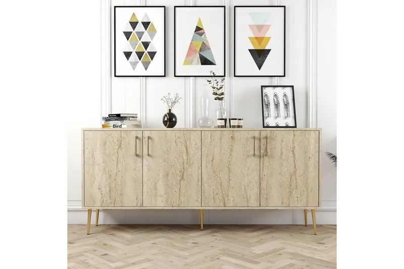 Levents Konsollbord 180 cm - Beige - Møbler - Bord - Avlastningsbord & sidobord - Konsollbord & gangbord