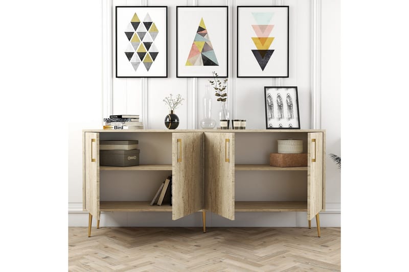 Levents Konsollbord 180 cm - Beige - Møbler - Bord - Avlastningsbord & sidobord - Konsollbord & gangbord