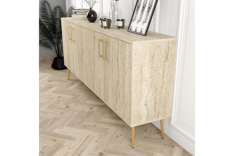 Levents Konsollbord 180 cm - Beige - Møbler - Bord - Avlastningsbord & sidobord - Konsollbord & gangbord