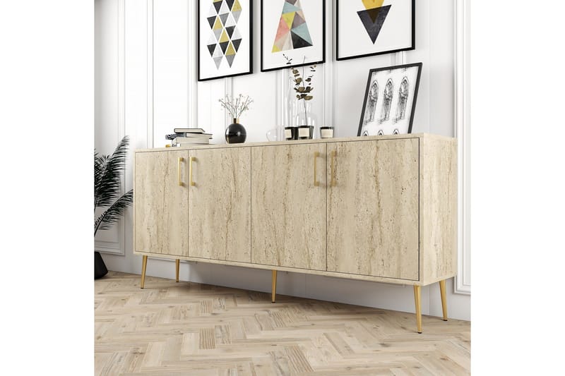 Levents Konsollbord 180 cm - Beige - Møbler - Bord - Avlastningsbord & sidobord - Konsollbord & gangbord