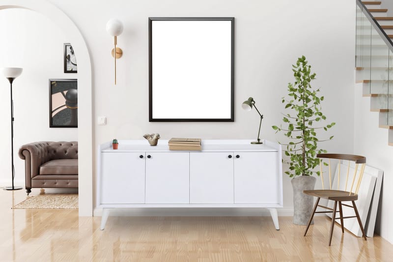 Linlai Avlastningsbord 150 cm - Hvit - Møbler - Bord - Avlastningsbord & sidobord - Konsollbord & gangbord