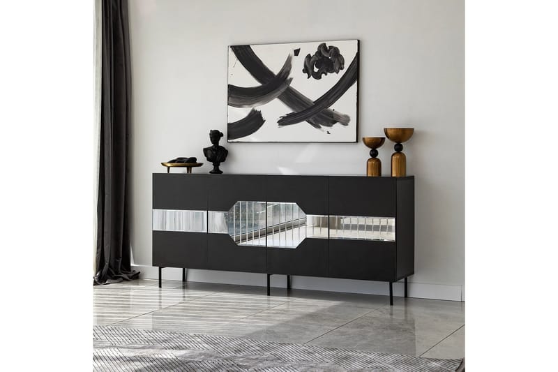 Lissione Konsollbord 180 cm - Svart - Oppbevaring - Oppbevaringsmøbler - Sideboard & skjenk