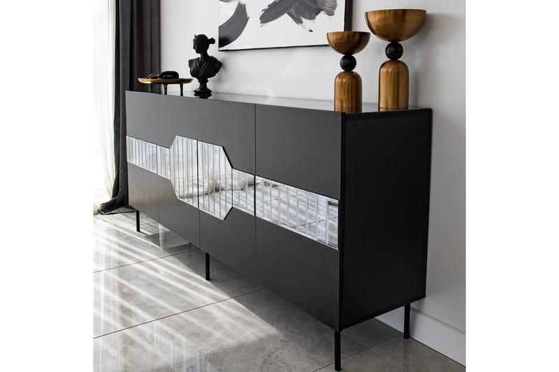 Lissione Konsollbord 180 cm - Svart - Oppbevaring - Oppbevaringsmøbler - Sideboard & skjenk