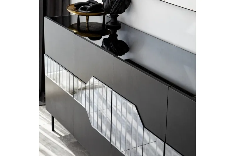 Lissione Konsollbord 180 cm - Svart - Oppbevaring - Oppbevaringsmøbler - Sideboard & skjenk