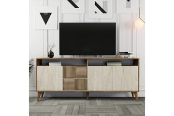 Lissione Konsollbord 180 cm - Valnøtt/Beige - Møbler - Bord - Avlastningsbord & sidobord - Konsollbord & gangbord