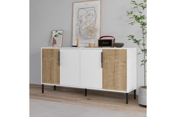 Lorien Konsollbord 150 cm - Hvit/Eik - Møbler - Bord - Avlastningsbord & sidobord - Konsollbord & gangbord