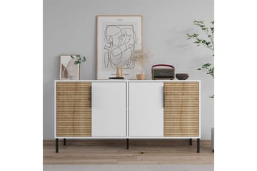 Lorien Konsollbord 150 cm - Hvit/Eik - Møbler - Bord - Avlastningsbord & sidobord - Konsollbord & gangbord