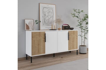 Lorien Konsollbord 150 cm - Hvit/Eik - Møbler - Bord - Avlastningsbord & sidobord - Konsollbord & gangbord