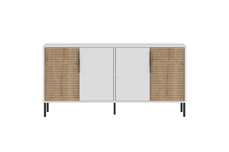 Lorien Konsollbord 150 cm, Hvit/Eik