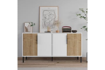 Lorien Konsollbord 150 cm - Hvit/Eik - Møbler - Bord - Avlastningsbord & sidobord - Konsollbord & gangbord