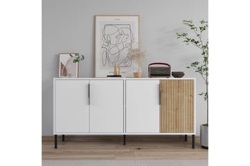 Lorien Konsollbord 150 cm - Hvit/Eik - Møbler - Bord - Avlastningsbord & sidobord - Konsollbord & gangbord