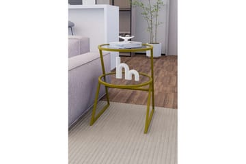 Lorigulla Sidebord 42x42 cm - Gull - Møbler - Bord - Avlastningsbord & sidobord - Lampebord & sidebord