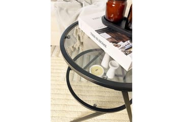 Lorigulla Sidebord 42x42 cm - Svart/Grå - Møbler - Bord - Avlastningsbord & sidobord - Lampebord & sidebord