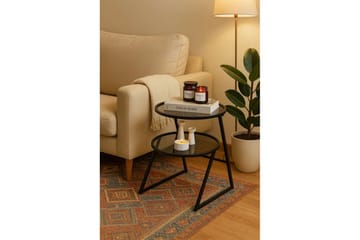 Lorigulla Sidebord 42x42 cm - Svart/Grå - Møbler - Bord - Avlastningsbord & sidobord - Lampebord & sidebord