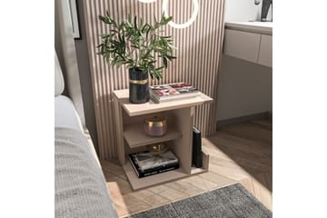 Lorik Nattbord 45 cm - Beige - Møbler - Bord - Avlastningsbord & sidobord - Sengebord & nattbord