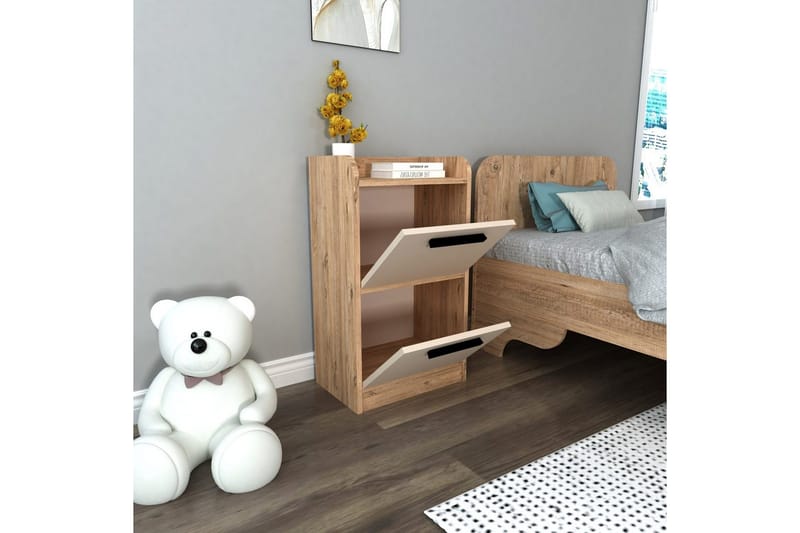 Luses Nattbord 45 cm - Natur/Beige - Møbler - Bord - Avlastningsbord & sidobord - Sengebord & nattbord