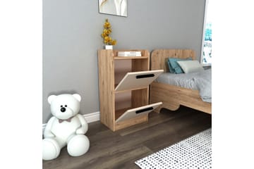 Luses Nattbord 45 cm - Natur/Beige - Møbler - Bord - Avlastningsbord & sidobord - Sengebord & nattbord