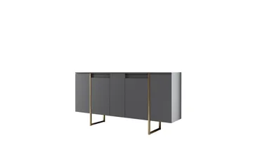 Luxe Konsollbord 160 cm - Grå/Gull - Oppbevaring - Oppbevaringsmøbler - Sideboard & skjenk