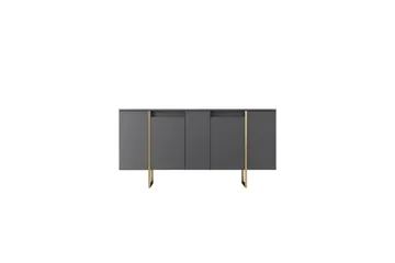 Luxe Konsollbord 160 cm - Grå/Gull - Oppbevaring - Oppbevaringsmøbler - Sideboard & skjenk