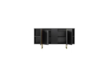 Luxe Konsollbord 160 cm - Grå/Gull - Oppbevaring - Oppbevaringsmøbler - Sideboard & skjenk