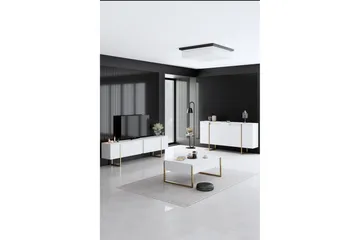Luxe Konsollbord 160 cm - Vit/Guld - Oppbevaring - Oppbevaringsmøbler - Sideboard & skjenk