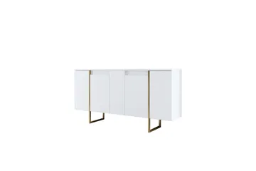 Luxe Konsollbord 160 cm - Vit/Guld - Oppbevaring - Oppbevaringsmøbler - Sideboard & skjenk