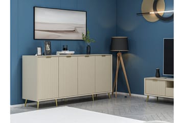 Luxe Konsollbord 180 cm - Sandstein - Møbler - Bord - Avlastningsbord & sidobord - Konsollbord & gangbord