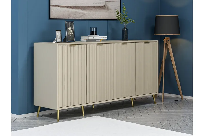 Luxe Konsollbord 180 cm - Sandstein - Møbler - Bord - Avlastningsbord & sidobord - Konsollbord & gangbord