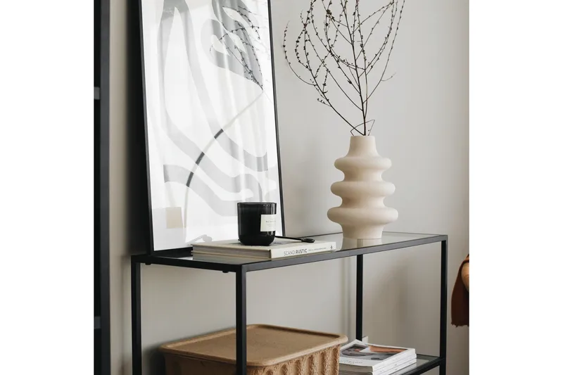 Lychester Avlastningsbord 100 cm - Svart - Møbler - Bord - Avlastningsbord & sidobord - Konsollbord & gangbord