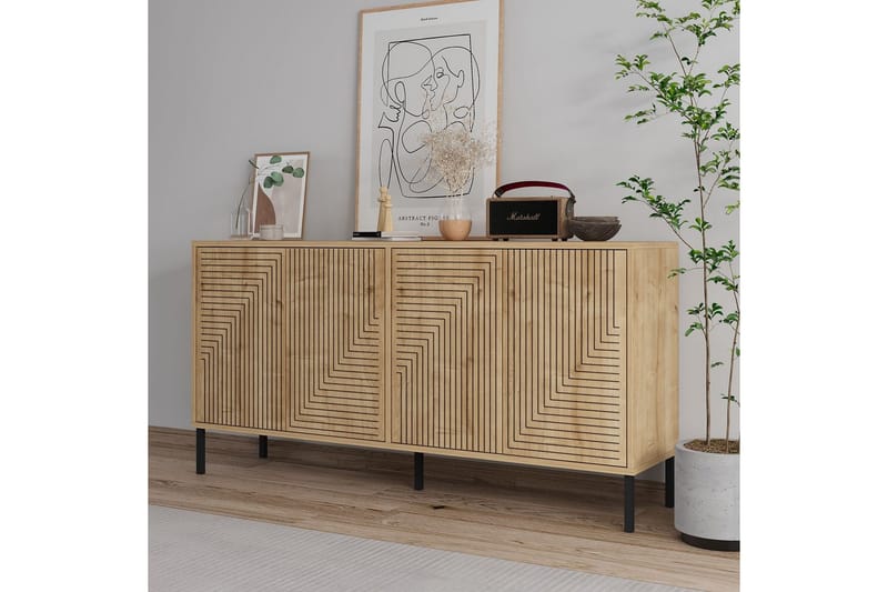 Lyric Konsollbord 150 cm - Eik - Møbler - Bord - Avlastningsbord & sidobord - Konsollbord & gangbord