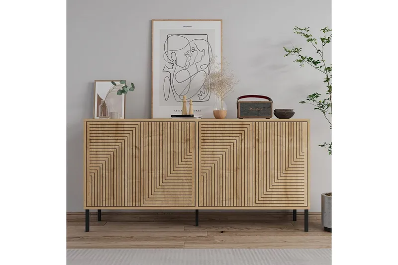 Lyric Konsollbord 150 cm - Eik - Møbler - Bord - Avlastningsbord & sidobord - Konsollbord & gangbord