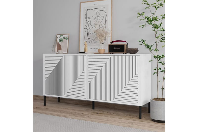 Lyric Konsollbord 150 cm - Hvit - Møbler - Bord - Avlastningsbord & sidobord - Konsollbord & gangbord