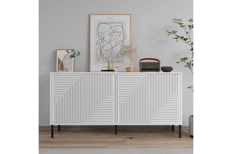 Lyric Konsollbord 150 cm - Hvit - Møbler - Bord - Avlastningsbord & sidobord - Konsollbord & gangbord