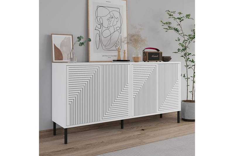 Lyric Konsollbord 150 cm - Hvit - Møbler - Bord - Avlastningsbord & sidobord - Konsollbord & gangbord