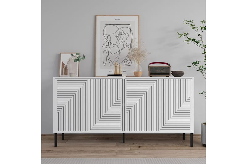 Lyric Konsollbord 150 cm - Hvit - Møbler - Bord - Avlastningsbord & sidobord - Konsollbord & gangbord